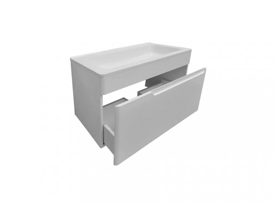 Подвесная тумба с раковиной Эстет Kare Luxe 70 ФР-00007080 ФОТО