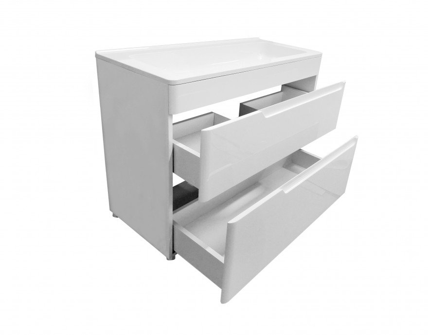 Напольная тумба с раковиной Эстет Kare Luxe 80 ФР-00005719 ФОТО