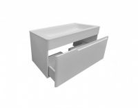 Подвесная тумба с раковиной Эстет Kare Luxe 70 ФР-00005718 схема 3