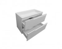 Подвесная тумба с раковиной Эстет Kare Luxe 70 ФР-00005718 схема 6