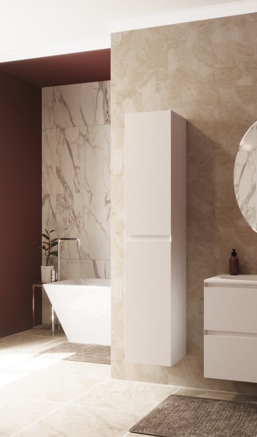 Подвесной шкаф-пенал Эстет Malta Luxe 35 ФР-00007061 ФОТО