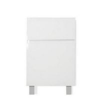 Тумба с раковиной Эстет Рава 90 см  900-1070x505 мм Рава 90 2 ящ бр схема 1