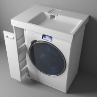 Напольная тумба под умывальник Riga Luxe 800х590 ФР-00009659 схема 1