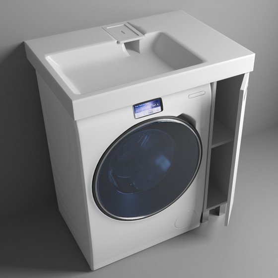 Напольная тумба с раковиной Эстет Riga Luxe 80 ФР-00009658 ФОТО