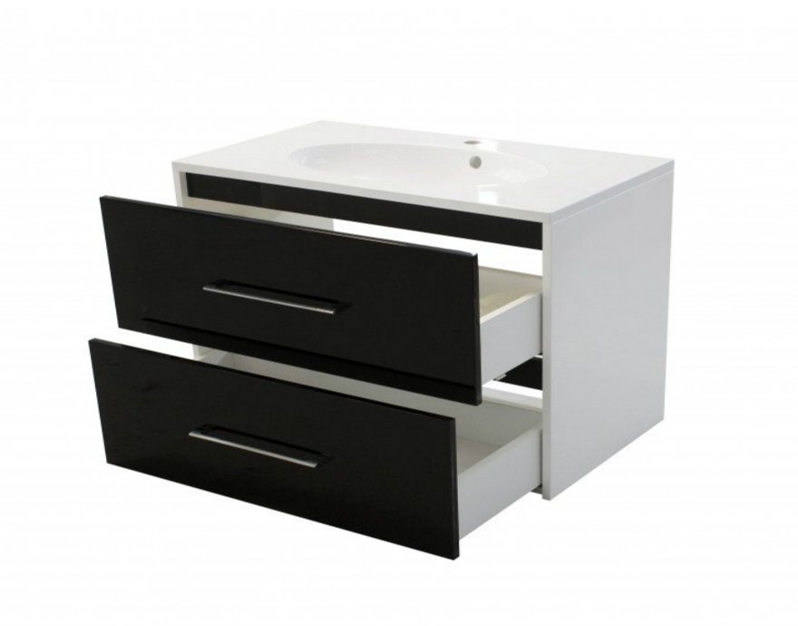 Подвесная тумба с раковиной Эстет Vegas 100 ФР-00003486 ФОТО