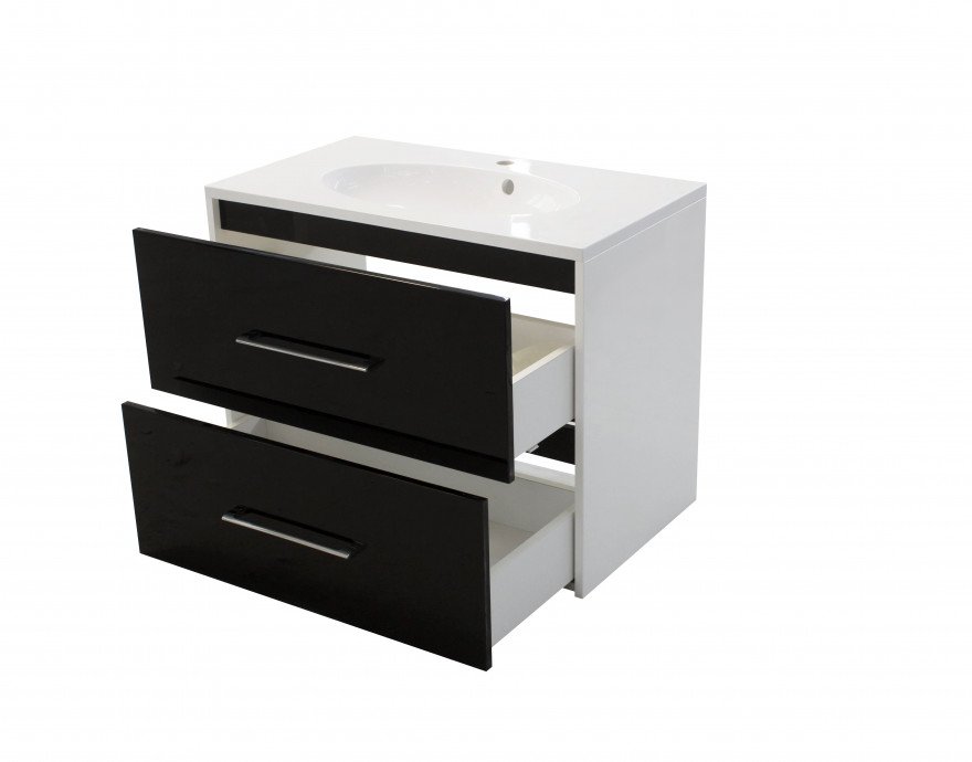 Подвесная тумба с раковиной Эстет Vegas 80 ФР-00003491 ФОТО