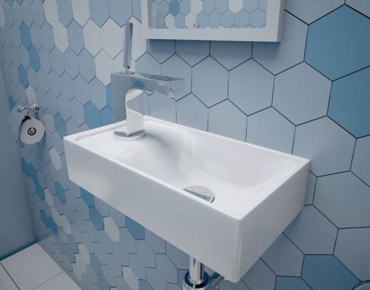 Раковина из литьевого мрамора Эстет Mini 40 ФР-00000787 схема 3