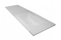 Раковина-столешница из литьевого мрамора Эстет Rava 90 ФР-00001323 схема 1