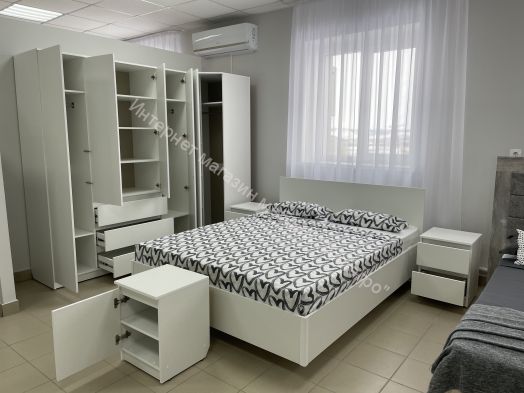 Шкаф угловой "Бьянко" Белый лофт