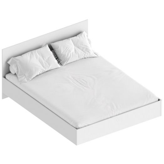 Кровать "Бьянко" | каркас 1400х2000 Белый лофт