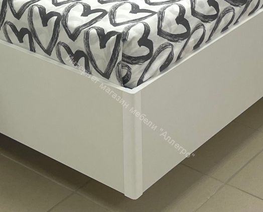 Кровать "Бьянко" | каркас 1200х2000 Белый лофт