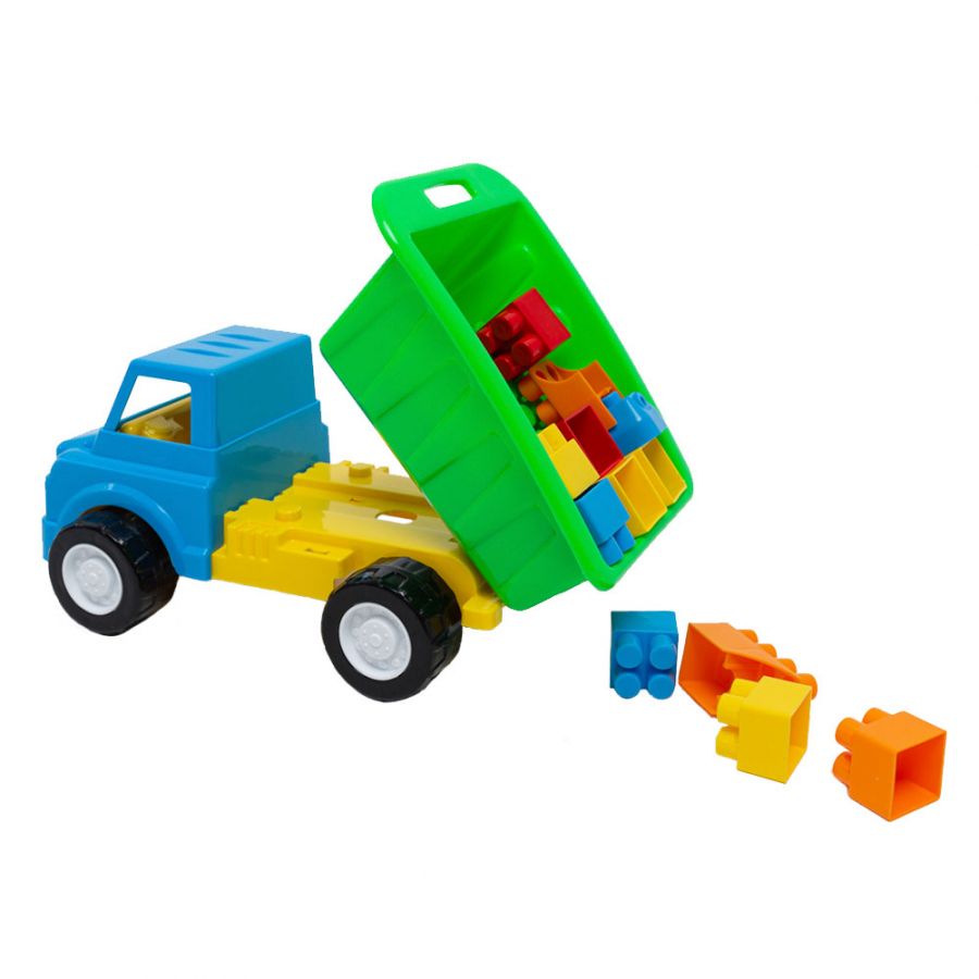 Машинка "Грузовик с конструктором"
