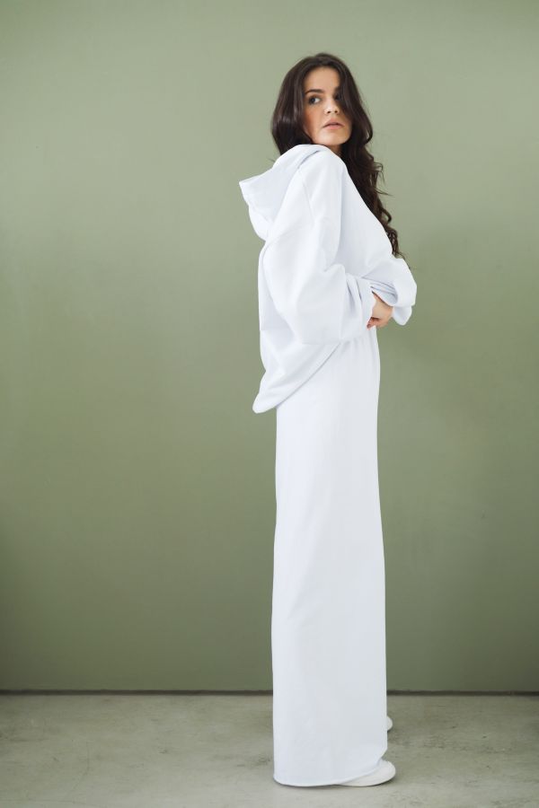 Брюки оверсайз белые