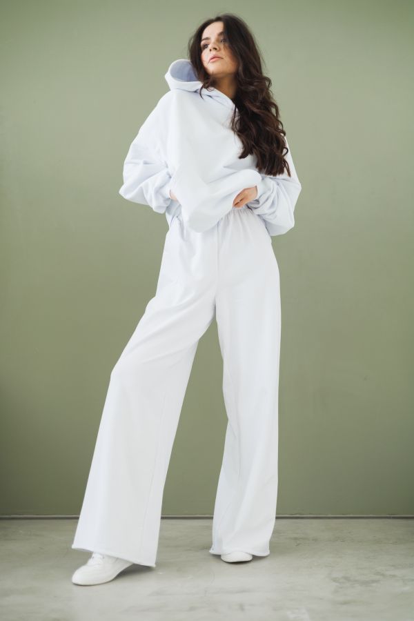 Брюки оверсайз белые