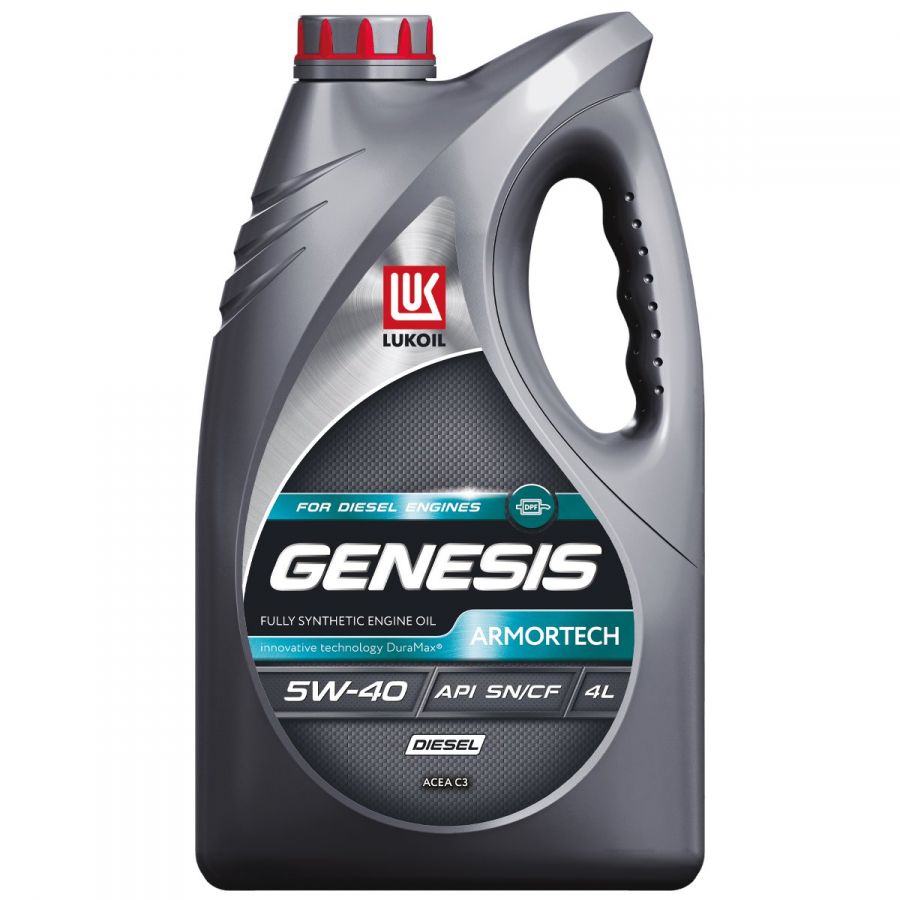 Моторное масло Лукойл Genesis Armortech Diesel 5W-40, 4л