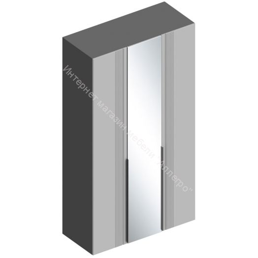 Шкаф 3-ств. с зеркалом "Вита"