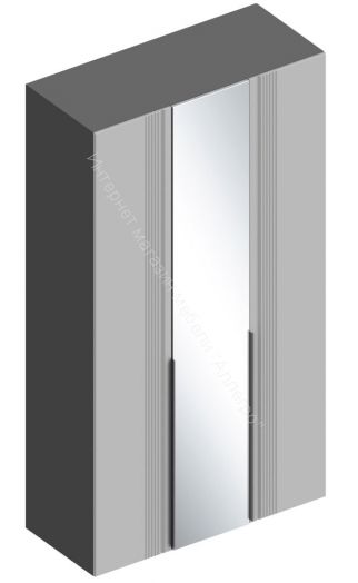 Шкаф 3-ств. с зеркалом "Вита"