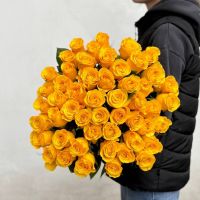 51 желтая роза Эквадор