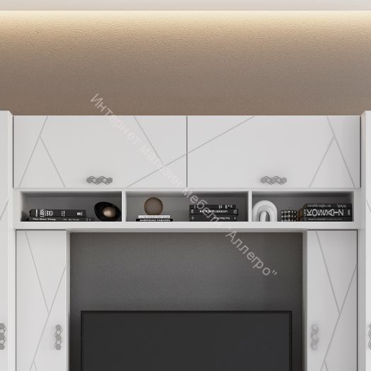 Шкаф настенный "Сандра" 1500 Белый лофт