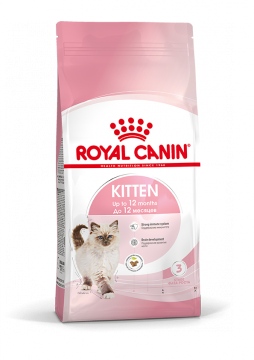 Royal Canin Kitten Корм сухой сбалансированный для котят в период второй фазы роста до 12 месяцев (Киттен)