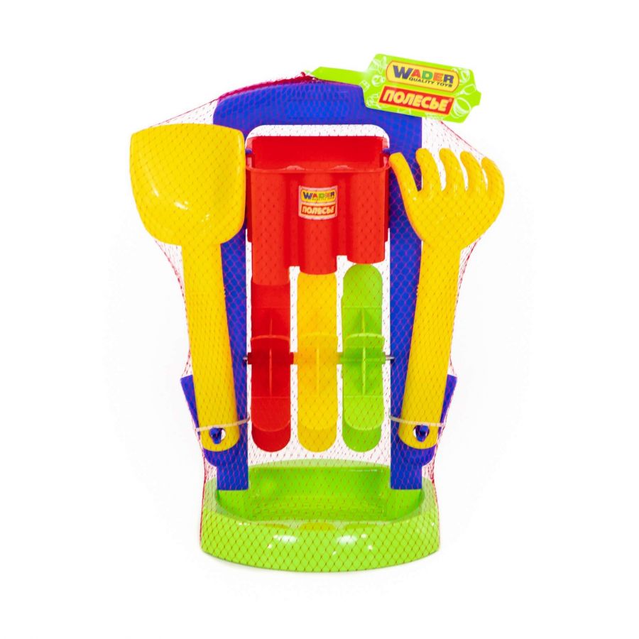 Набор №413: песочная мельница №4, лопатка №31, грабельки №31