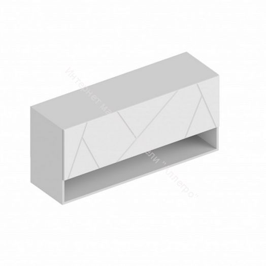 Шкаф настенный "Сандра" 1200 Белый лофт