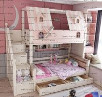 Кровать двухъярусная домик Moulin