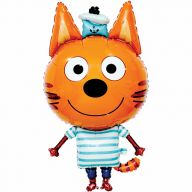 Шар фигура (36''/91см) " Коржик, три кота "