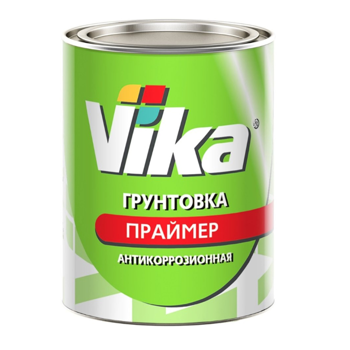 Vika Грунт антикоррозионный "Vika праймер" серый, объем 1кг.