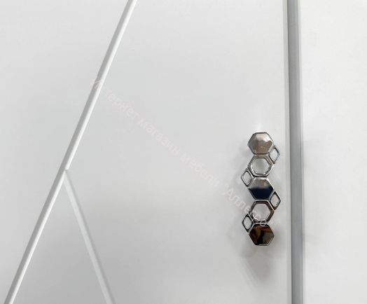 Шкаф 2-ств. с 2-мя ящиками с полками "Сандра" 800 Белый лофт