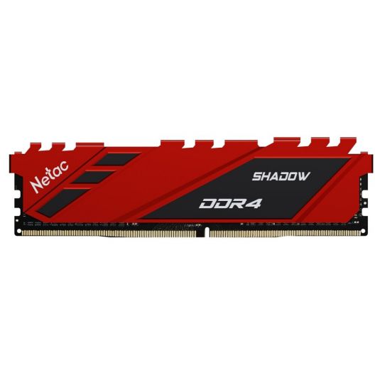 Оперативная память 8Gb DDR4 3600MHz Netac Shadow Red (NTSDD4P36SP-08R)
