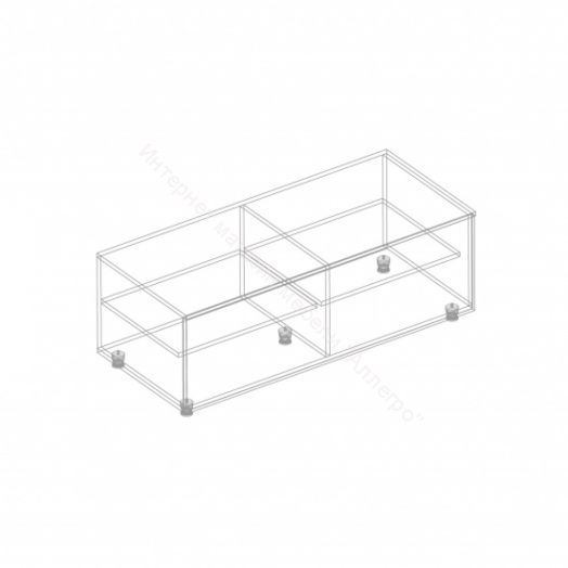 Тумба под ТВ 1200 "Сандра" Белый лофт