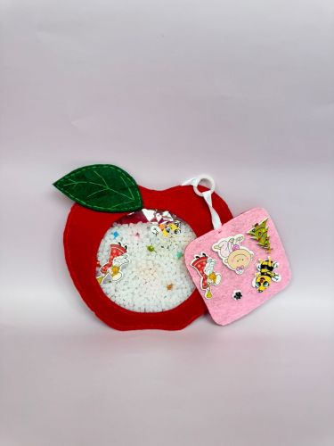 Искалочка "Яблоко" для автоматизации звука [Л]. Ручная работа.