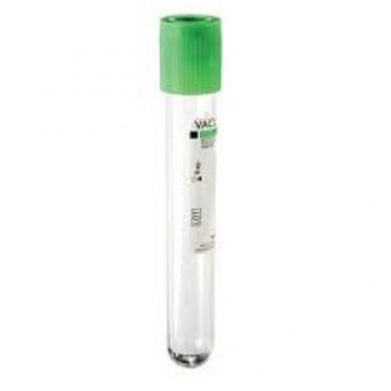 Пробирки с литий гепарином, 6 мл, 13х100 мм, для исследования плазмы, VACUTEST