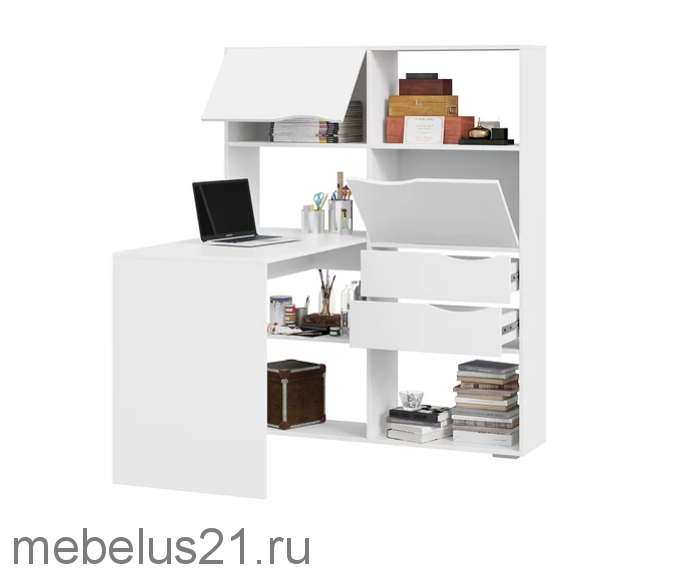 Стол письменный тип 7 Белый