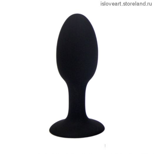 Втулка анальная, силикон, L 80 мм, D 28 мм