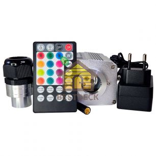 Оптоволоконный комплект звездного неба с мерцанием для бани, сауны, хаммама, иного интерьера. 300 точек