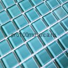 Coral sea стекло. Мозаика серия CRYSTAL,  размер, чип 25*25 мм: 300*300*4 (Bonaparte)